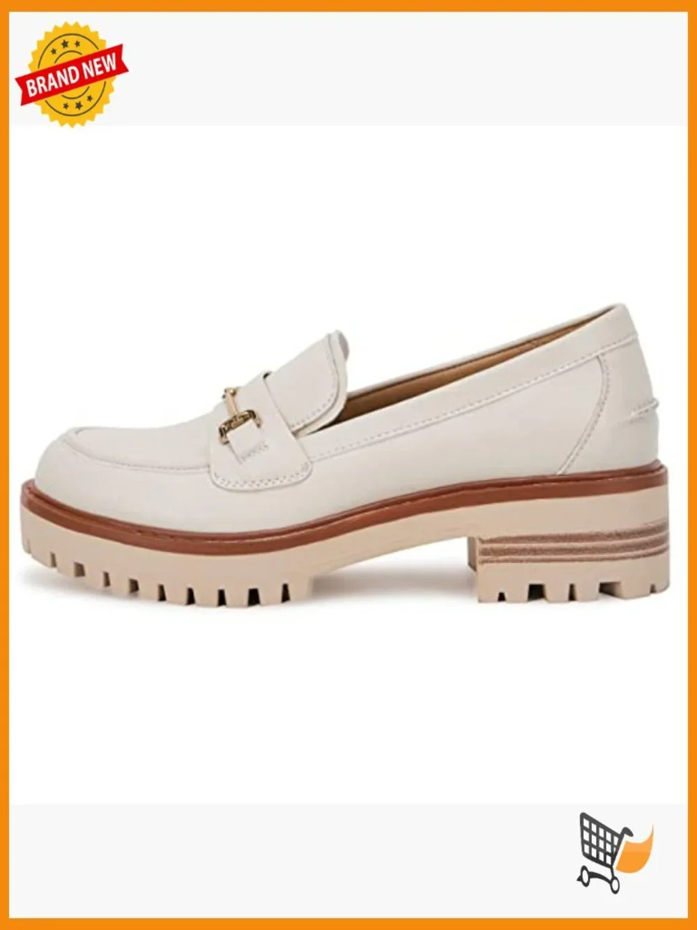 Vintage Lug Sole Chunky Heel Loafers - Platform Oxfords Slip On